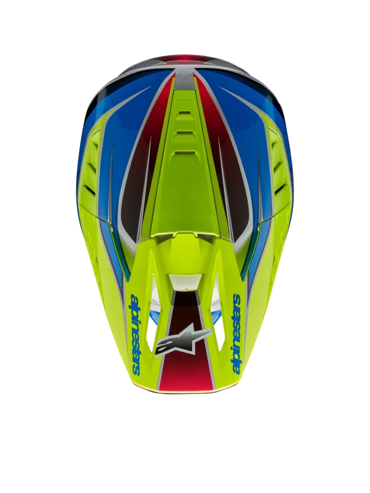 CASCO ALPINESTARS s-m5-AMARILLO AZUL