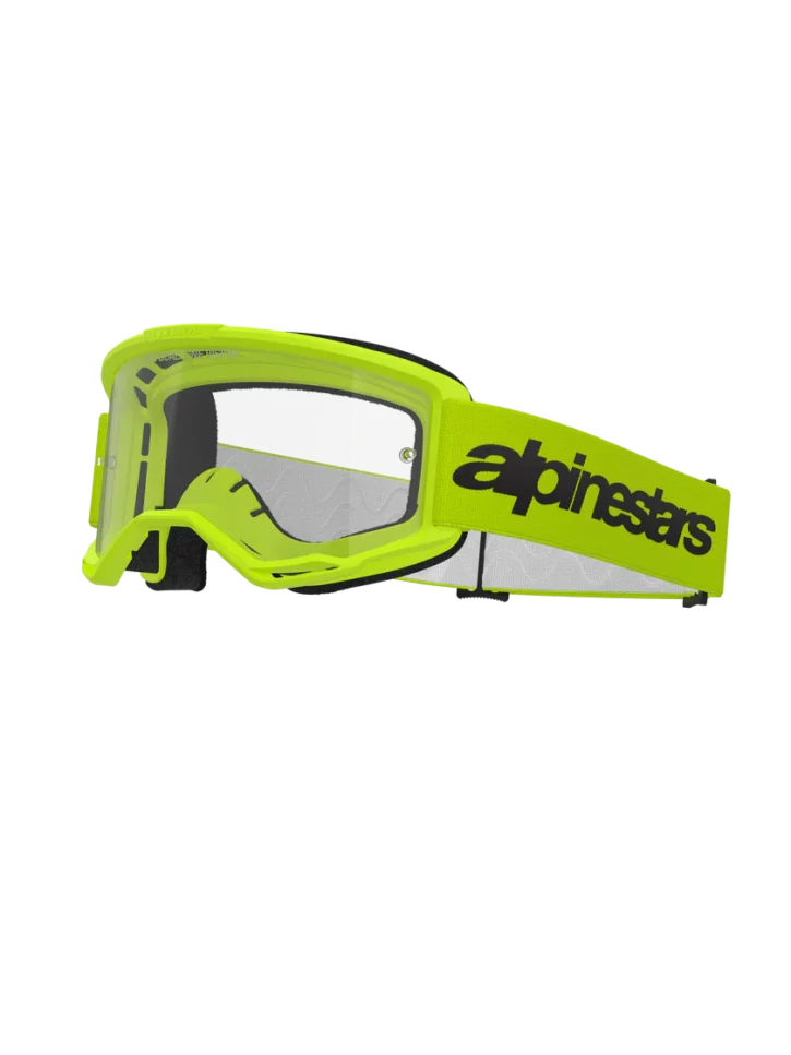 GAFAS ALPINESTARS Vision-3-Wordmark-Goggle-Yellow-Fluo-Clear