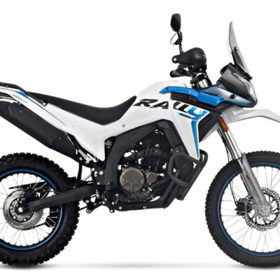 voge 300 rally blanco azul