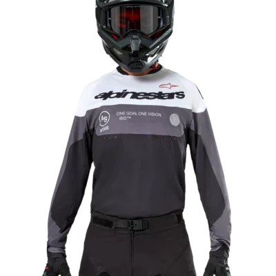 camiseta alpinestars pro dura negro blanco