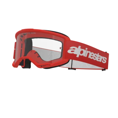 gafas alpinestarsf-Vision-3-Wordmark-Goggle-Red-Clear