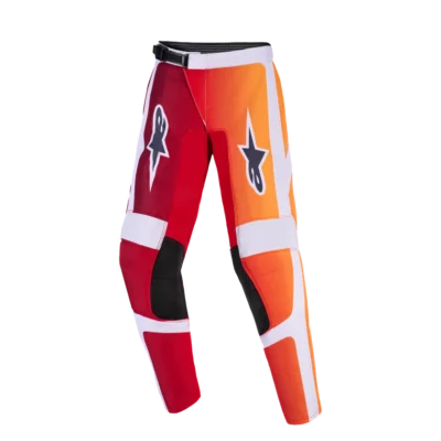 pantalones alpinestars _youth-fluid-portl rojo naranja
