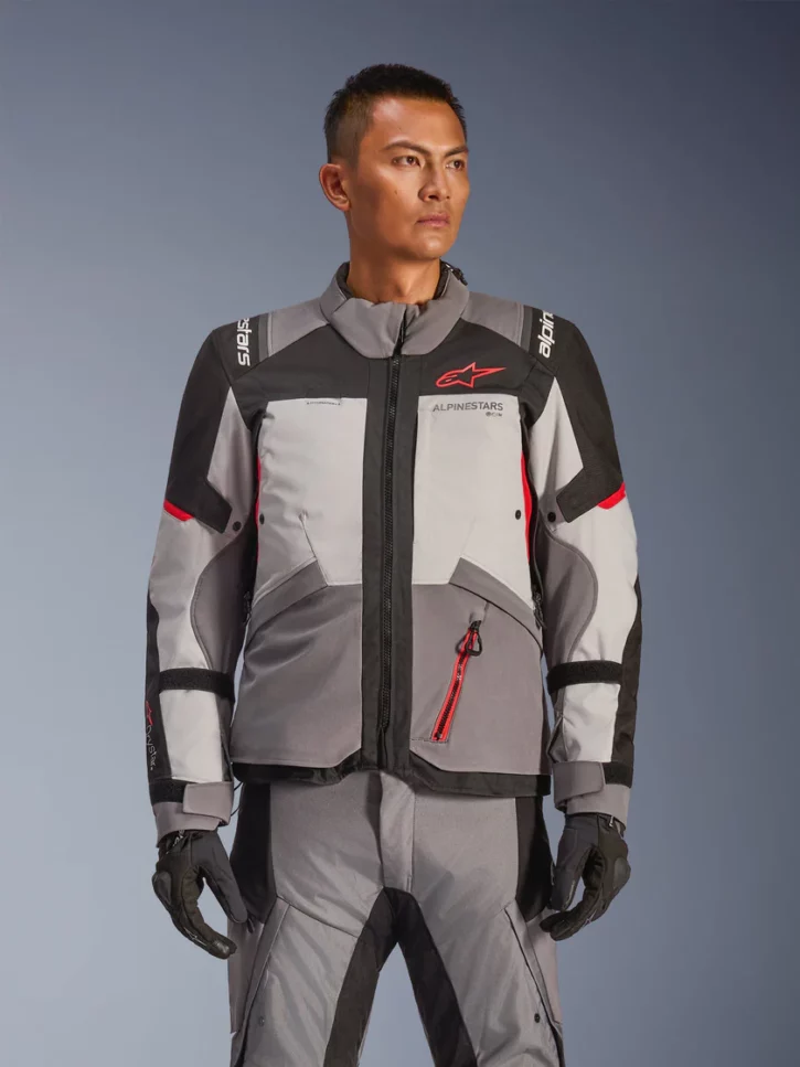 chaqueta alpinestars_ANDES_V4_DRYSTAR_JACKET_negro gris rojo