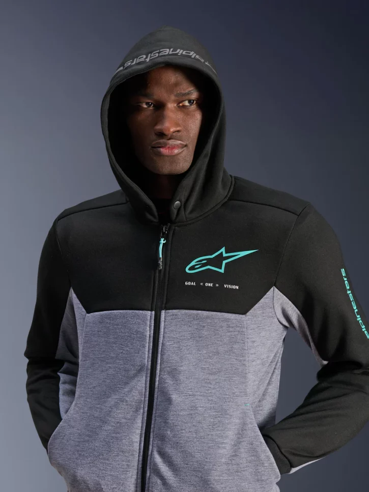 sudadera Alpinestars_chrome-v2-sport-hoodie gris azul
