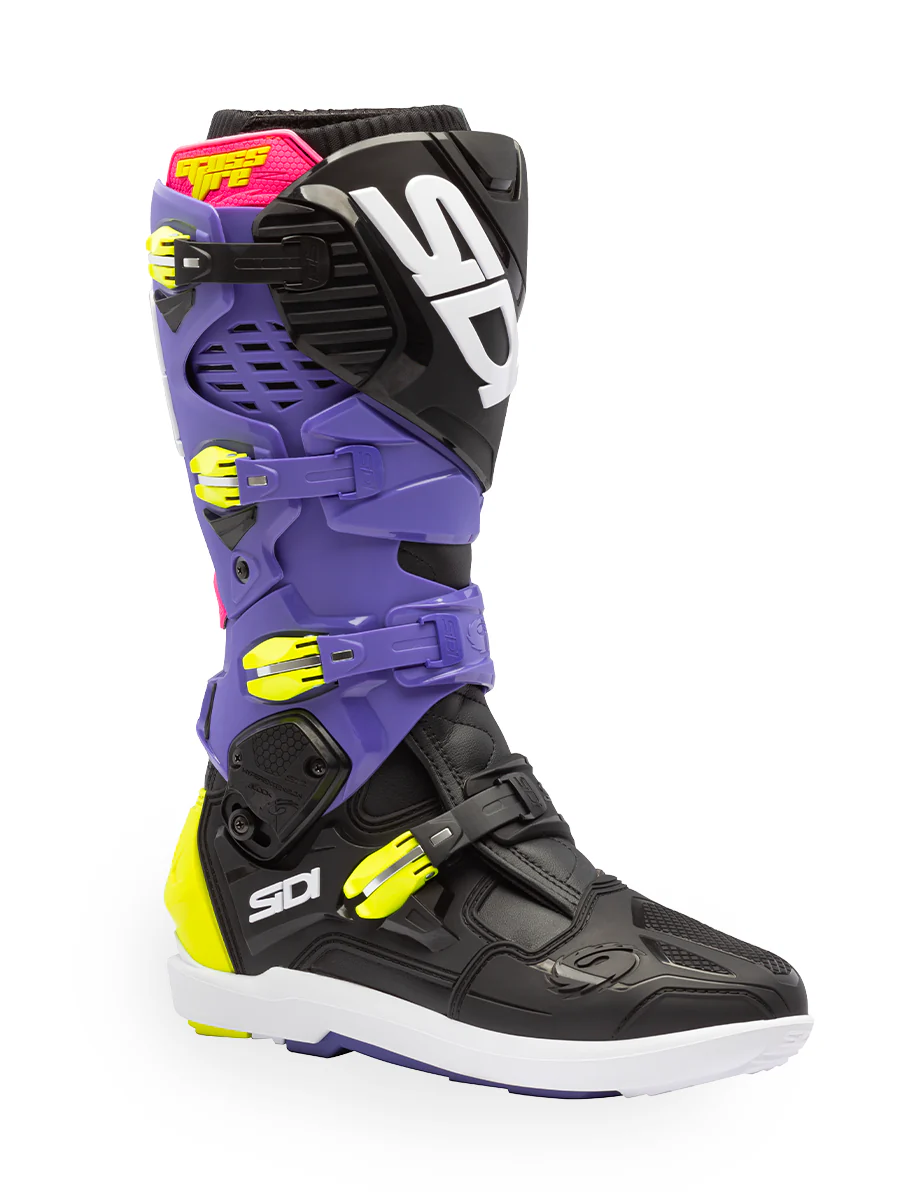 BOTAS SIDI CROSSFIRE 3 SRS VIOLETA NEGRO FLUOR