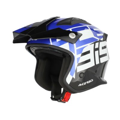 casco acerbis jet aria azul