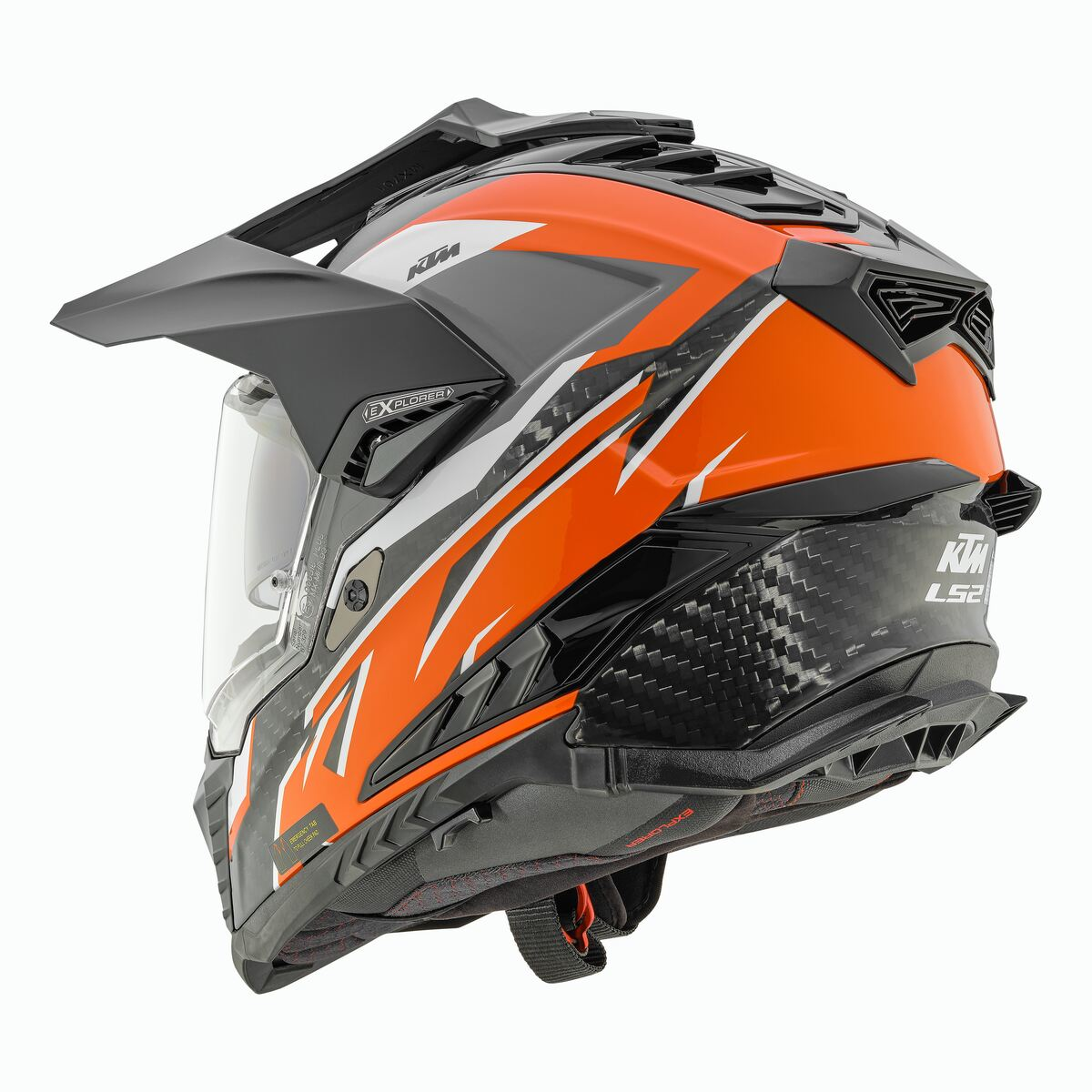 3PW26000260X-EXPLORER-CARBON-HELMET-ORANGE-BLACK