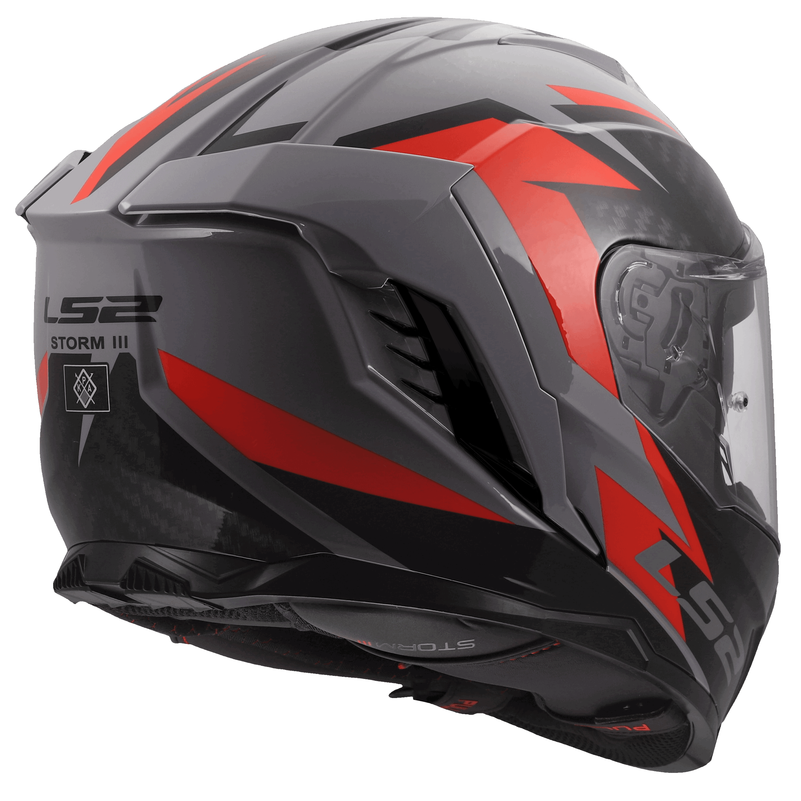 LS2 FF818 STORM III DYNAMO GREY RED