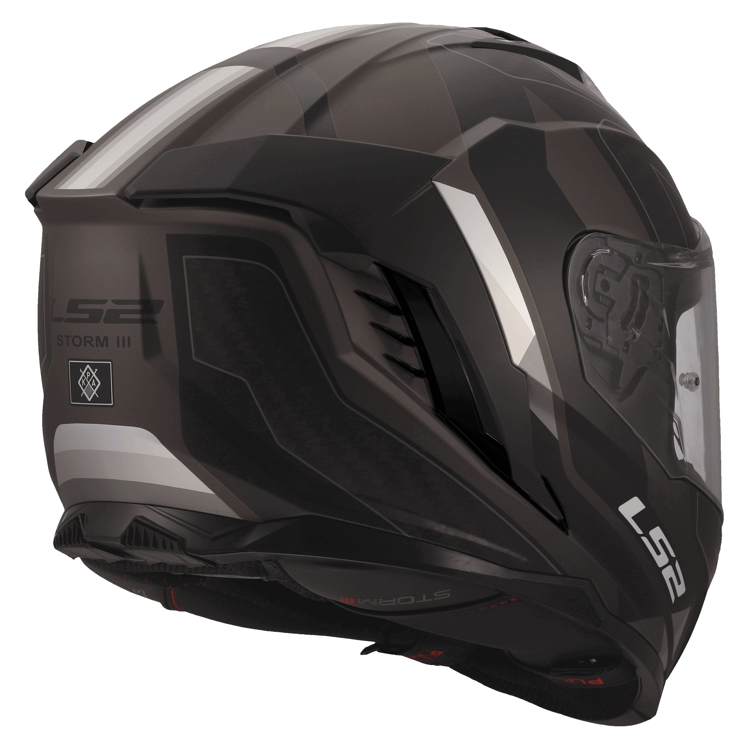 LS2 FF818 STORM III SPORTY BLACK GREY