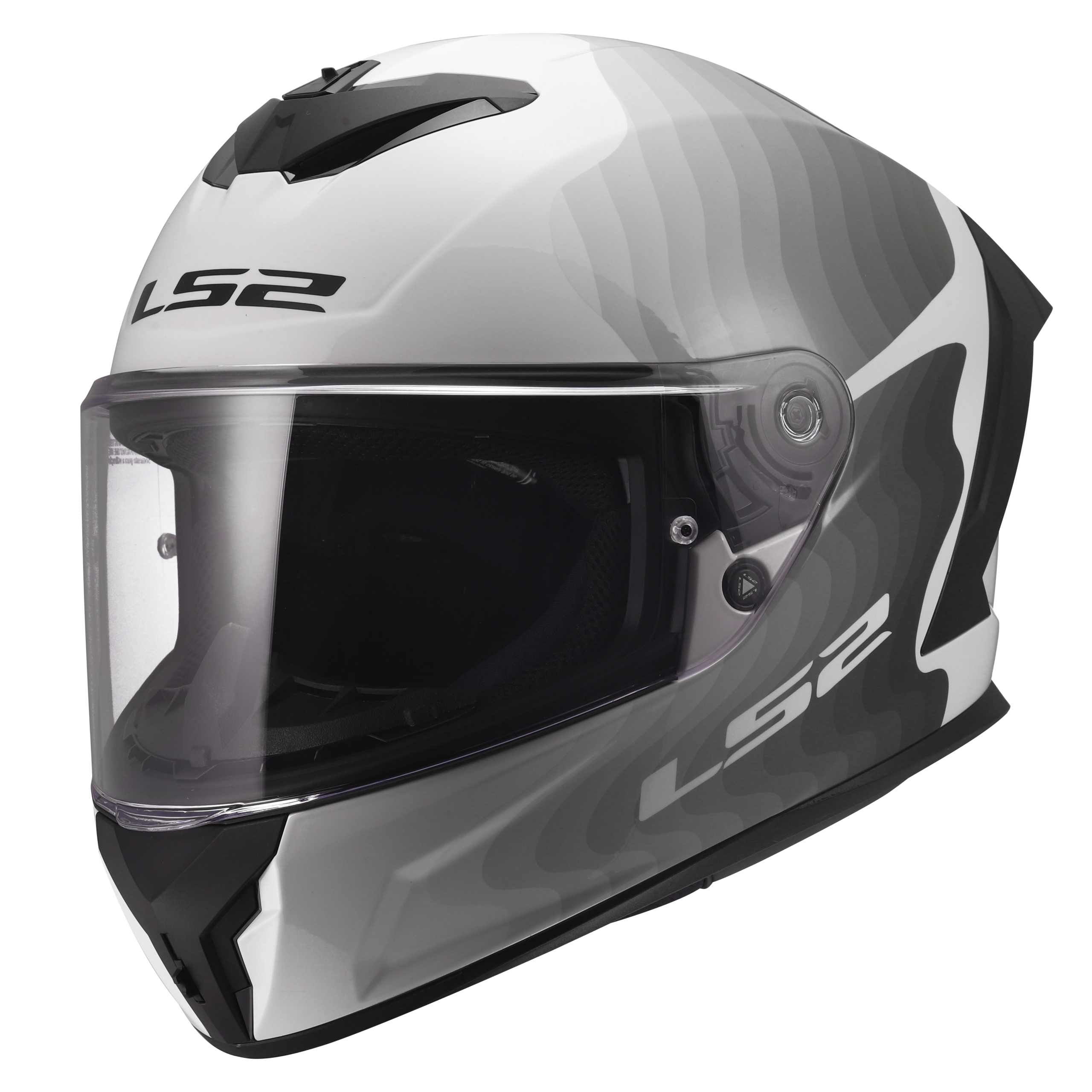 LS2 FF820 RAPID III FLOW WHITE GREY
