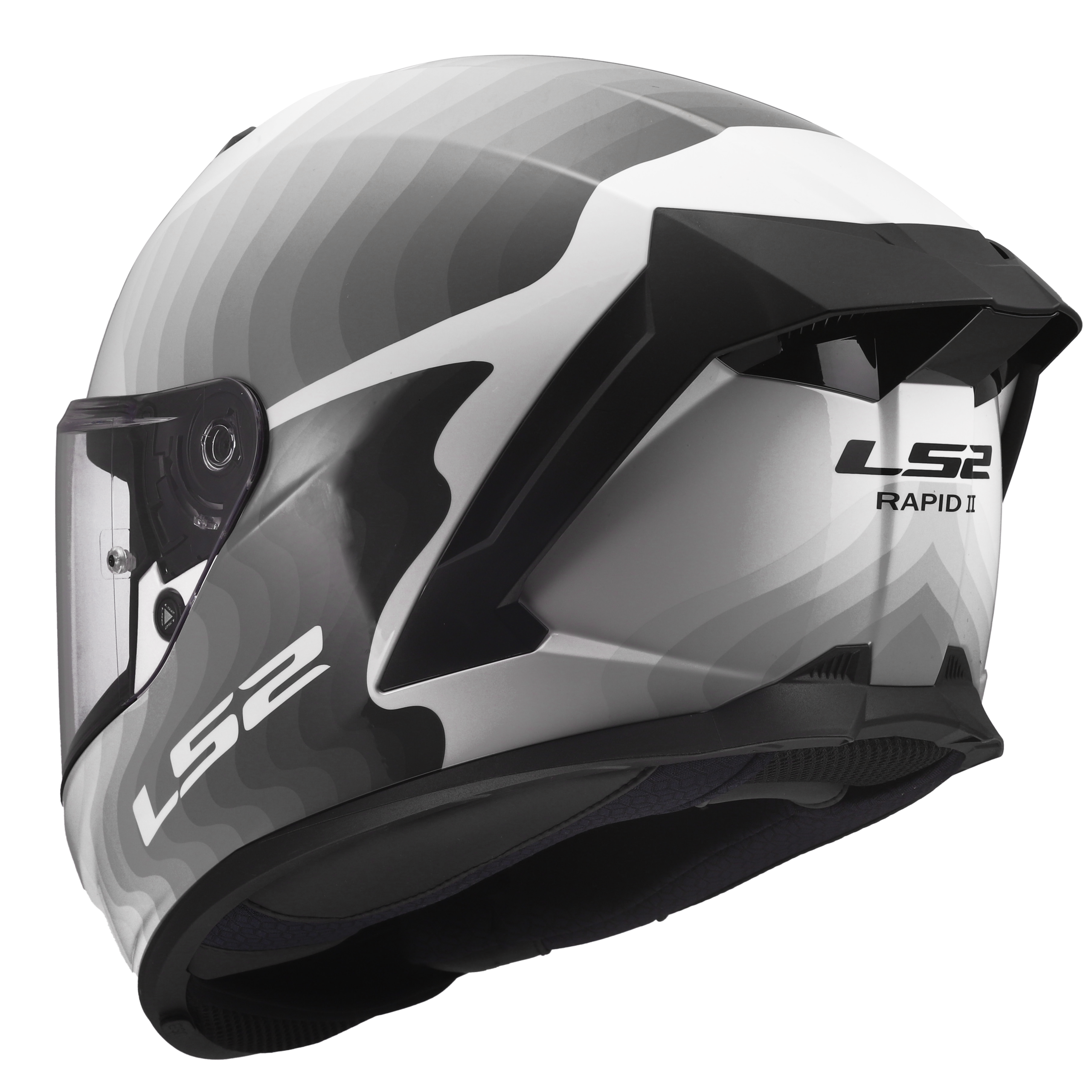 LS2 FF820 RAPID III FLOW WHITE GREY
