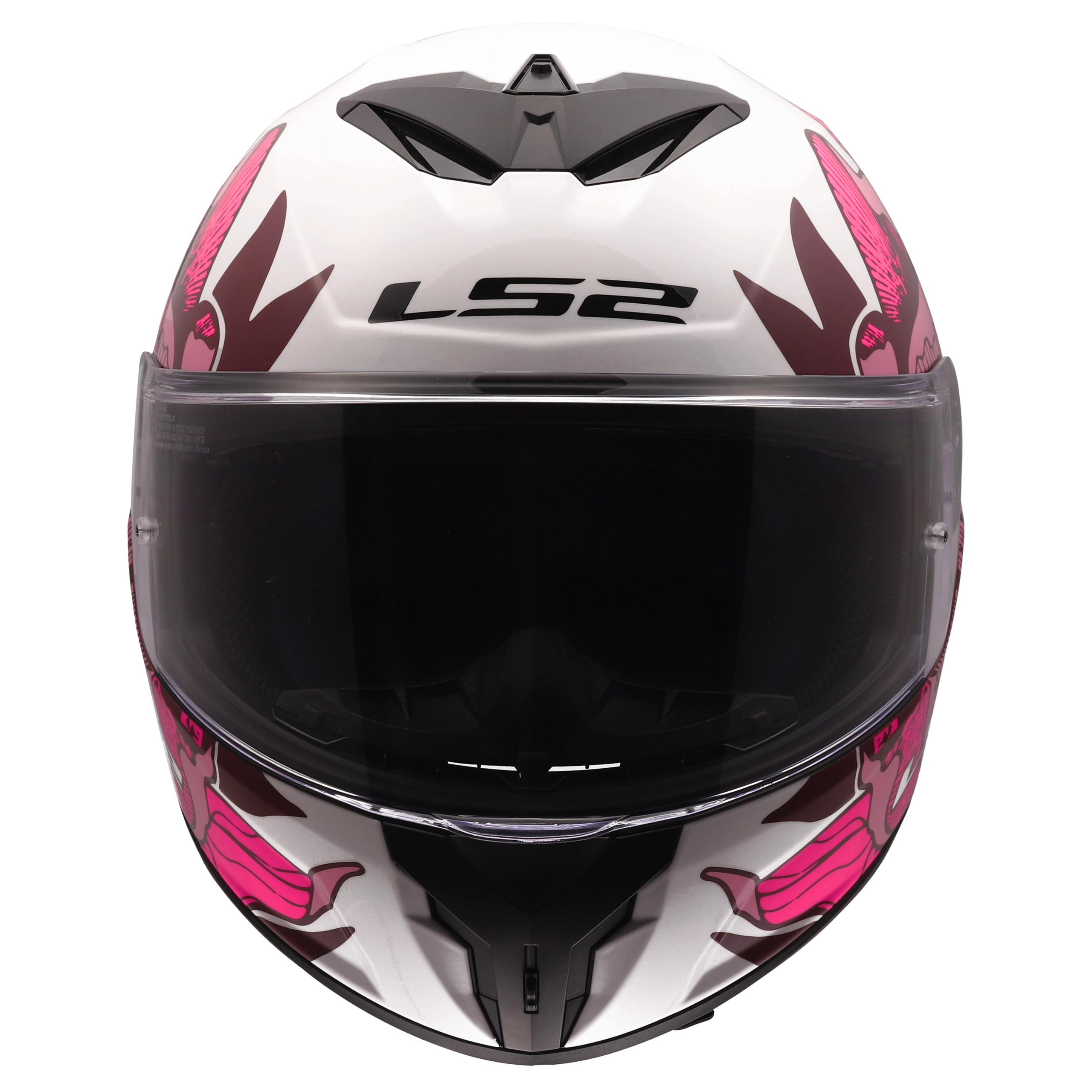 LS2 FF820 RAPID III POPPIES II WHITE PINK