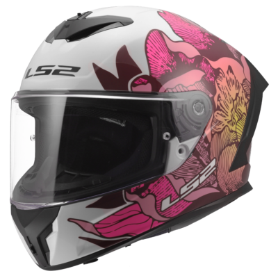 LS2 FF820 RAPID III POPPIES II WHITE PINK