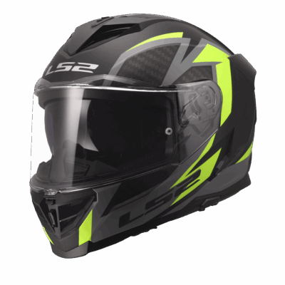 LS2 FF818 STORM III DYNAMO BLACK H-V YELLOW