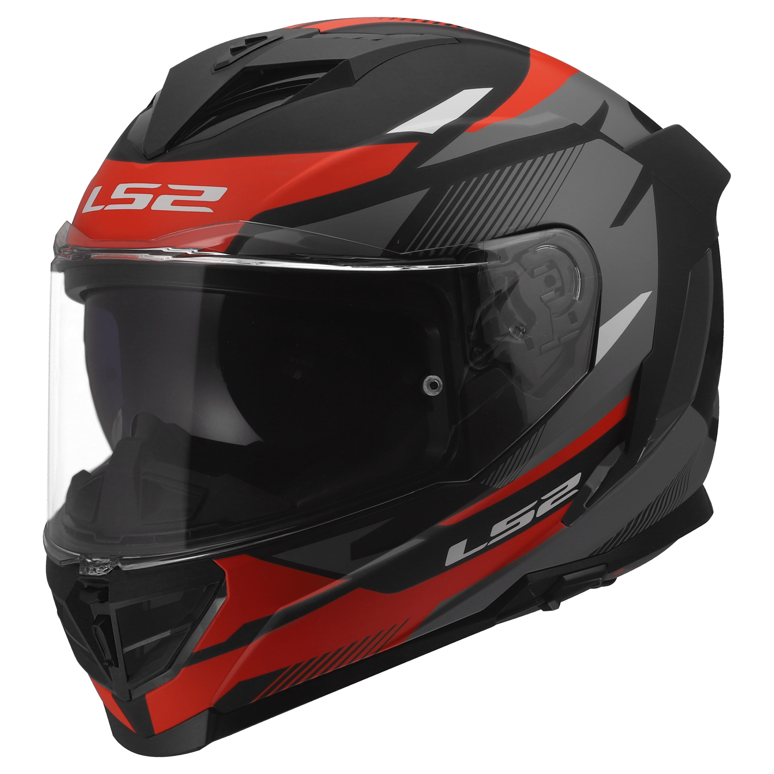 LS2 FF818 STORM III KOMAI BLACK RED