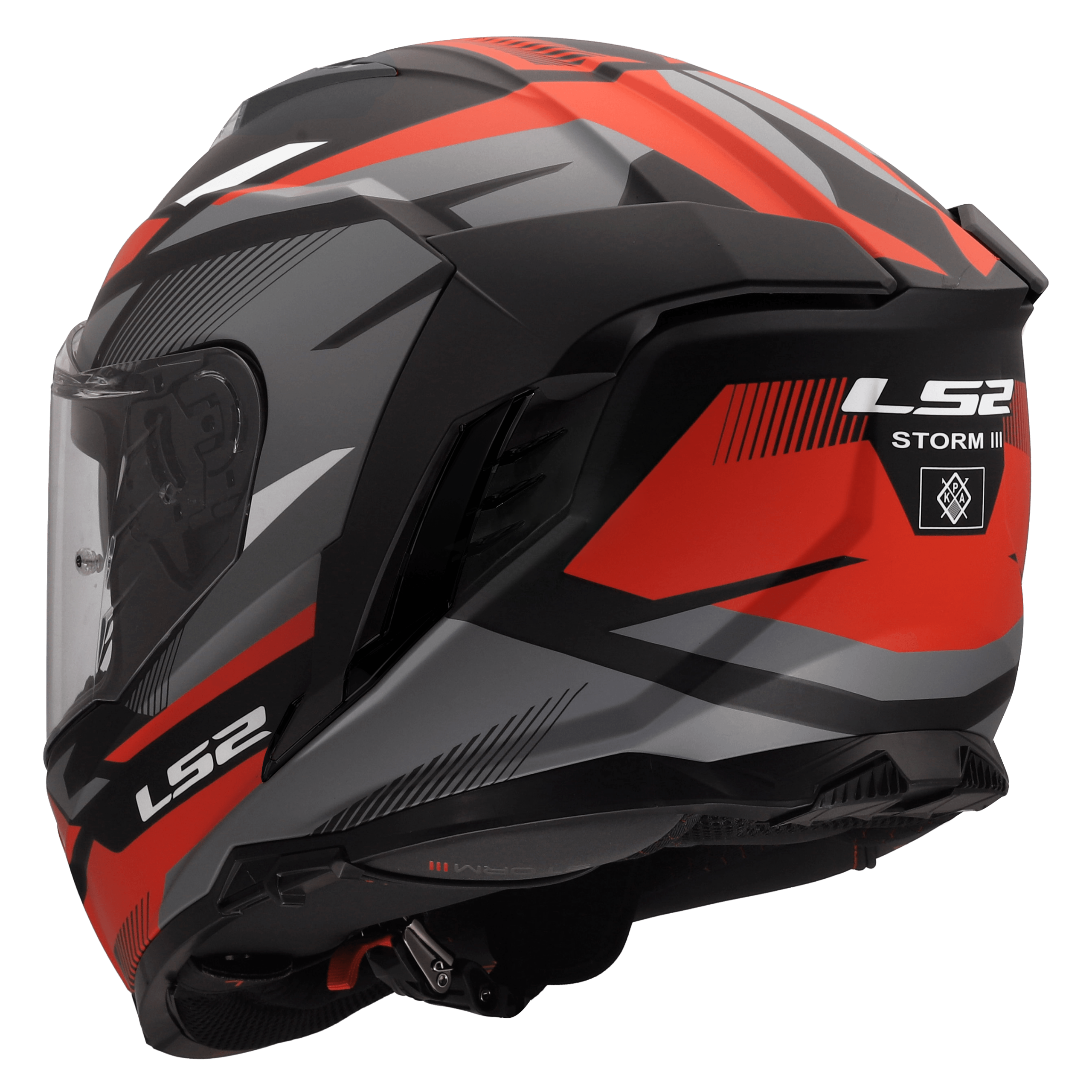 LS2 FF818 STORM III KOMAI BLACK RED