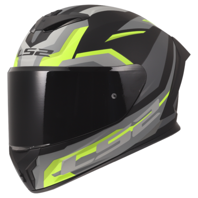 LS2 FF820 RAPID III HYPER BLACK H-V YELLOW