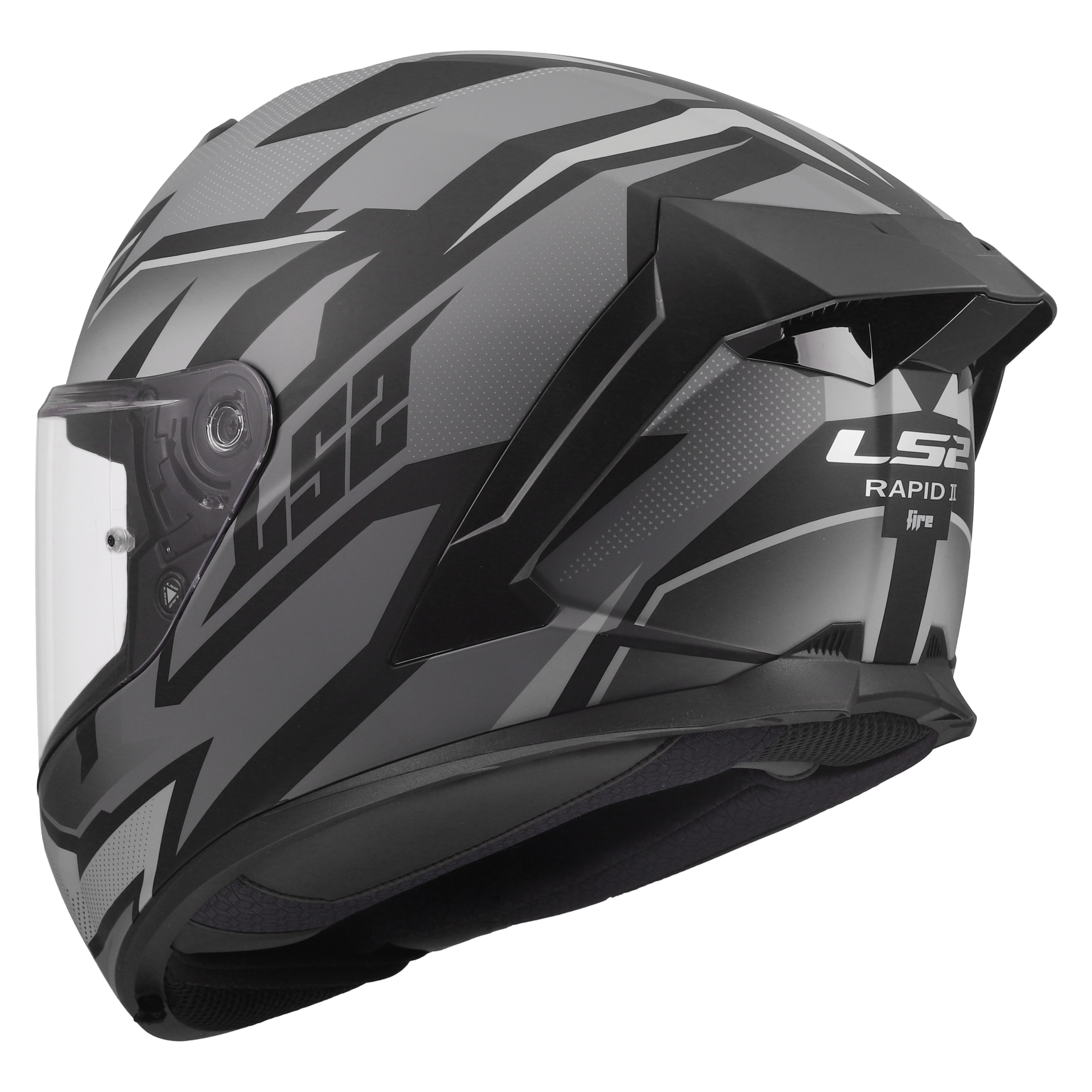 LS2 FF820 RAPID III XTREM BLACK GREY