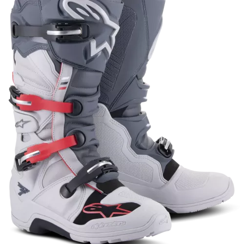 BOTAS ALPINESTARS TECH 7 ENDURO GRIS ROJO