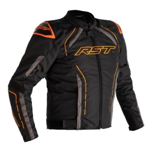 CHAQUETA RST S-1 BLACK-ORANGE