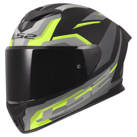 LS2 FF820 RAPID III HYPER BLACK H-V YELLOW