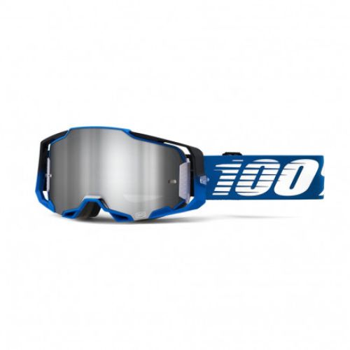GAFAS 100% ARMEGA ROCKCHUCK LENTE ESPEJO PLATA