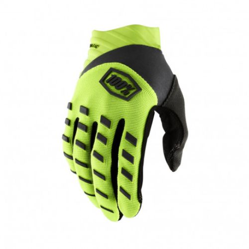 GUANTES 100% AIRMATIC FLUOR/NEGRO