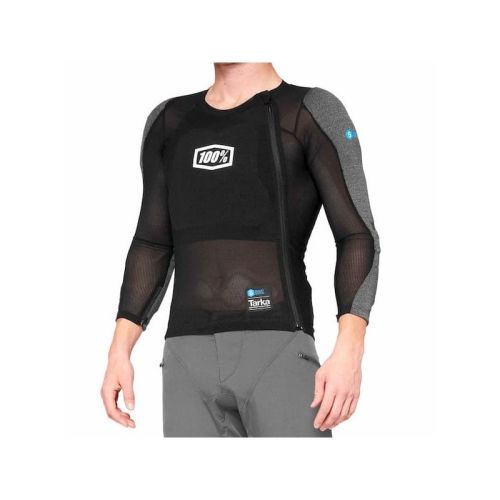 PETO PROTECTOR 100% TARKA MANGA LARGA NEGRO