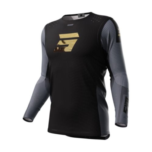 CAMISETA SHOT AEROLITE HONOR NEGRO ORO