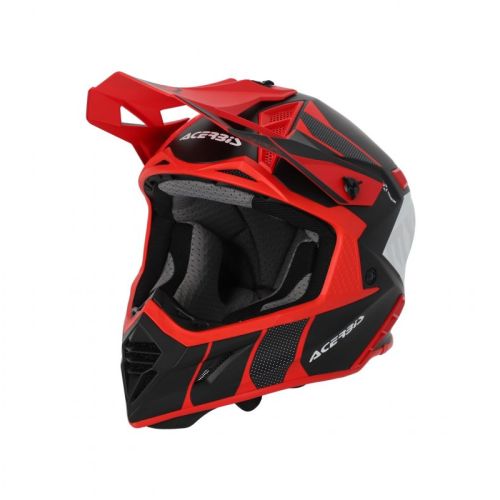 CASCO ACERBIS X-TRACK 22-06 NEGRO/ROJO