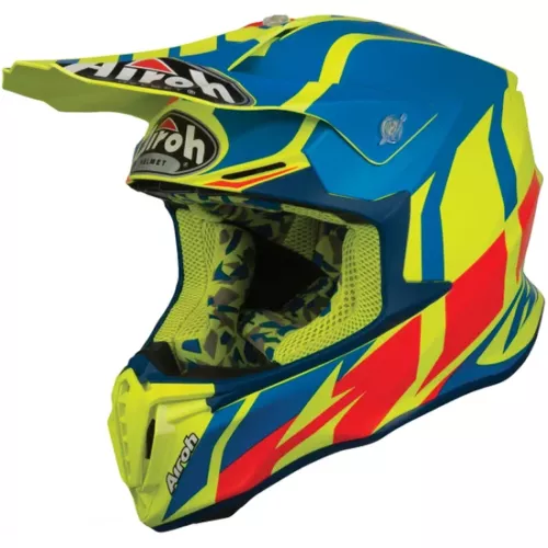 CASCO AIROH TWIST GREAT AZURE MATE