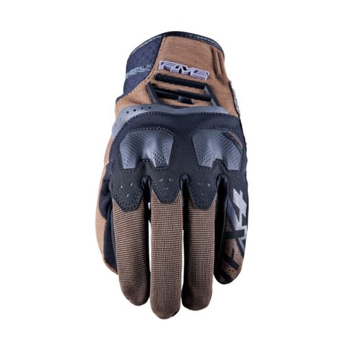 GUANTES FIVE TFX4 NEGRO MARRON