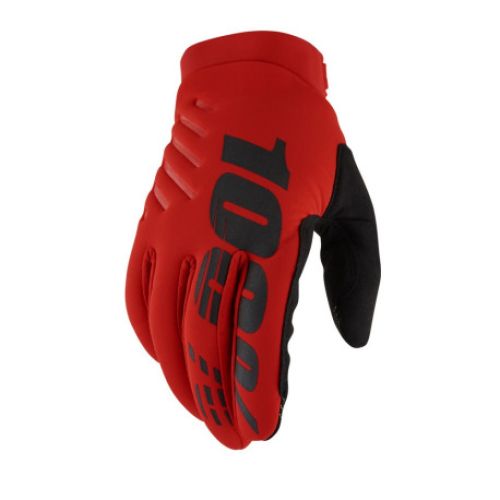 GUANTES 100% BRISKER ROJO