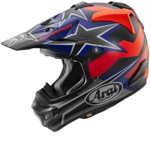 CASCO ARAI MX-V STARS&STRIPES NARANJA