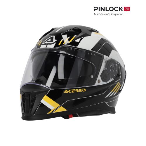 CASCO ACERBIS X-WAY NEGRO AMARILLO 22.06