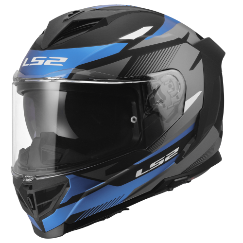 CASCO LS2 FF818 STORM III KOMAI NEGRO AZUL MATE