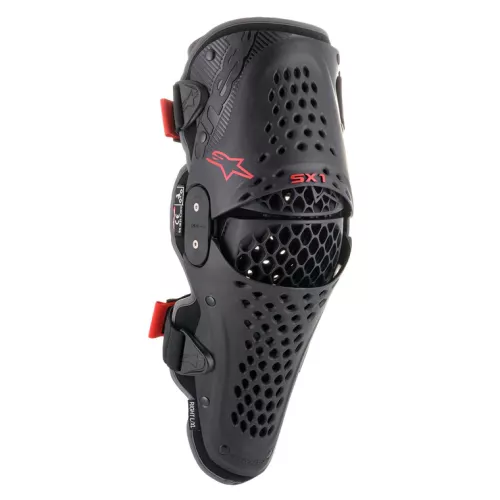 RODILLERAS ALPINESTARS SX-1 V2 NEGRO-ROJO