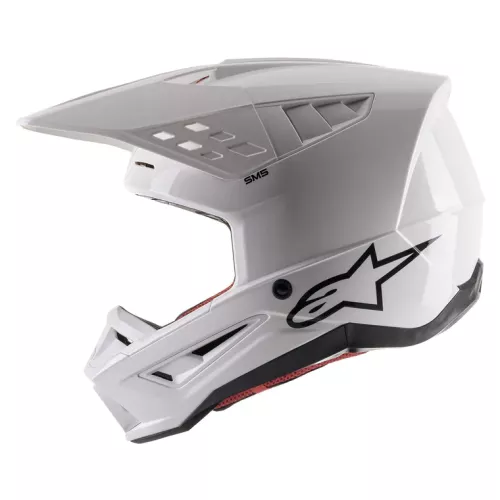 CASCO ALPINESTARS SM5 SOLID BLANCO BRILLO