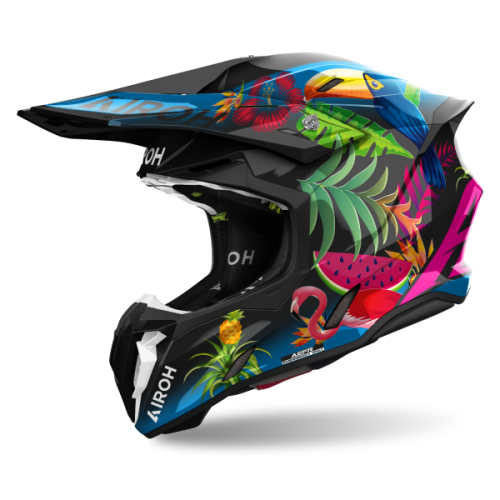 CASCO AIROH TWIST 3.0 AMAZONIA BRILLO