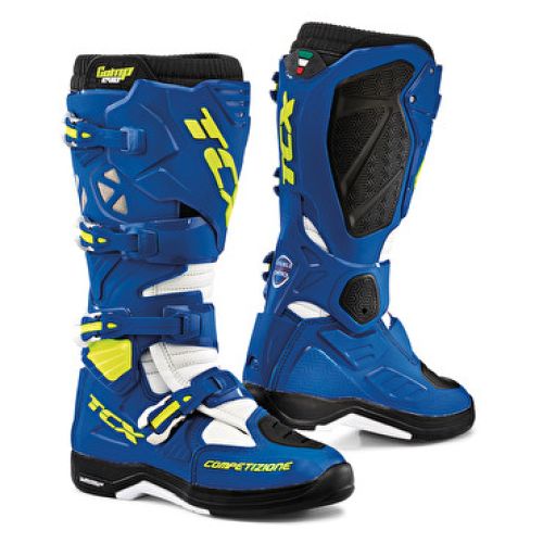 BOTAS TCX COMP EVO 2 MICHELIN AZUL/AMARILLO