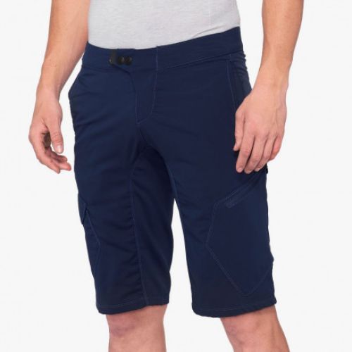 PANTALON CORTO MTB 100% RIDECAMP AZUL