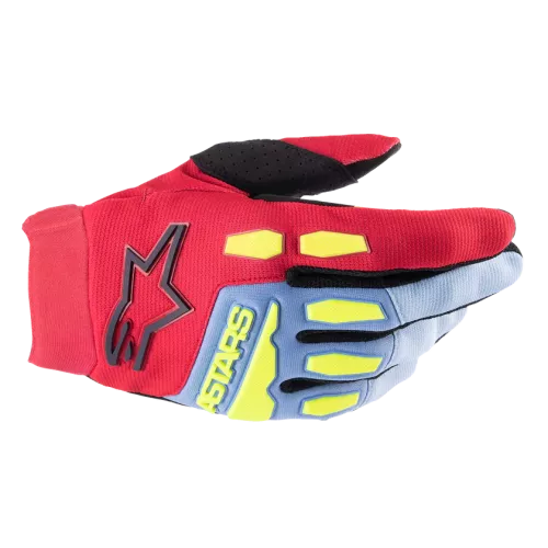 GUANTES ALPINESTARS FULL BORE AZUL ROSA