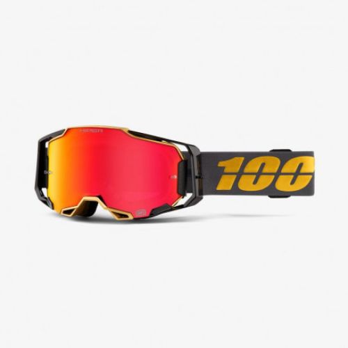GAFAS 100% ARMEGA HIPER FALCON5 LENTE ESPEJO ROJO