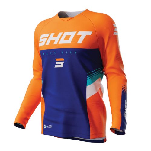 CAMISETA SHOT TRACER NARANJA FLÚOR
