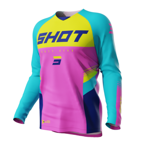 CAMISETA SHOT KID TRACER ROSA