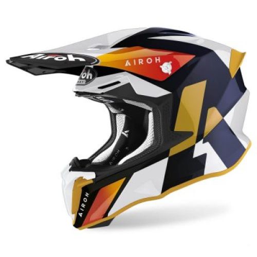 CASCO AIROH TWIST 2.0 LIFT BLANCO BRILLO