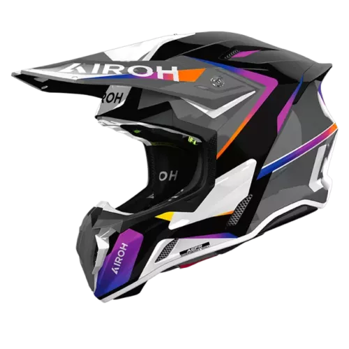 CASCO AIROH TWIST 3.0 HUSTLE BRILLO