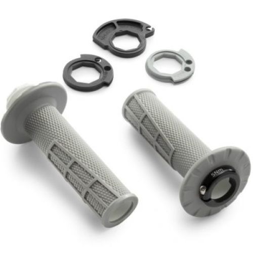 PUÑOS LOCK-ON KTM ORIGINALES ABIERTOS GRIS