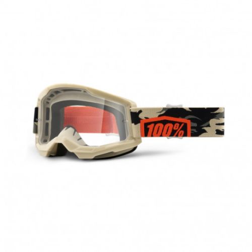 GAFAS 100% STRATA 2 KOMBAT LENTE TRANSPARENTE