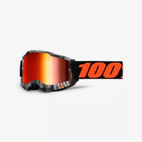 GAFAS 100% ACCURI 2 GEOSPACE LENTE ESPEJO ROJO